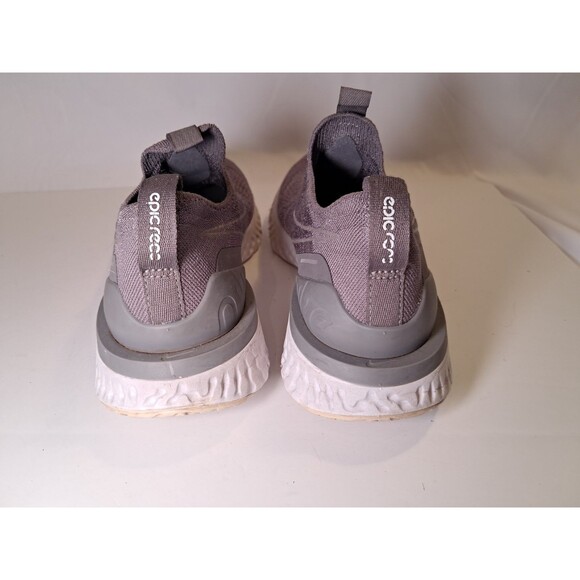 Nike Epic Phantom React Flyknit Icon Clash Gunsmoke Sneakers Womens Size 7 - Picture 4 of 8